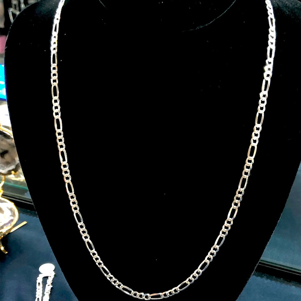Fígaro 22” link chain in silver (4mm)